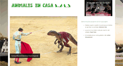 Desktop Screenshot of animalesencasa.com