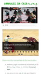 Mobile Screenshot of animalesencasa.com